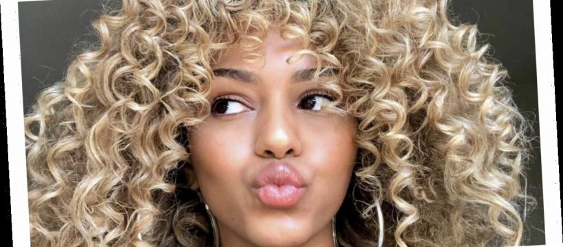 Curtain Bangs on Curly Hair Are What Our Hair Dreams Are Made Of - Celebrities Major